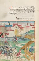 An illustration from Diebold Schilling, Amtliche Berner Chronik, vol. 1 (1478)