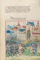 An illustration from Diebold Schilling, Amtliche Berner Chronik, vol. 1 (1478)