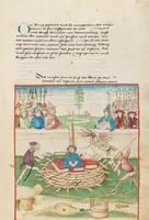 An illustration from Diebold Schilling, Amtliche Berner Chronik, vol. 1 (1478)