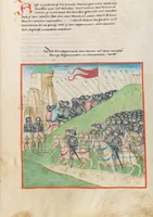 An illustration from Diebold Schilling, Amtliche Berner Chronik, vol. 1 (1478)