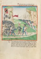 An illustration from Diebold Schilling, Amtliche Berner Chronik, vol. 1 (1478)