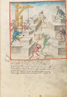 An illustration from Diebold Schilling, Amtliche Berner Chronik, vol. 1 (1478)