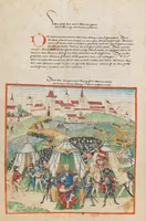 An illustration from Diebold Schilling, Amtliche Berner Chronik, vol. 1 (1478)