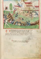 An illustration from Diebold Schilling, Amtliche Berner Chronik, vol. 1 (1478)