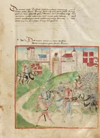 An illustration from Diebold Schilling, Amtliche Berner Chronik, vol 2 (1478)