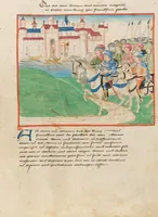 An illustration from Diebold Schilling, Amtliche Berner Chronik, vol 2 (1478)