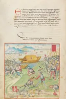 An illustration from Diebold Schilling, Amtliche Berner Chronik, vol 2 (1478)