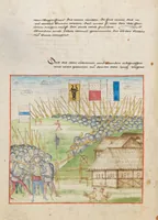 An illustration from Diebold Schilling, Amtliche Berner Chronik, vol 2 (1478)