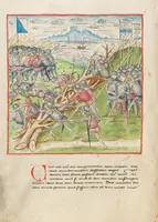 An illustration from Diebold Schilling, Amtliche Berner Chronik, vol 2 (1478)