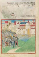 An illustration from Diebold Schilling, Amtliche Berner Chronik, vol 2 (1478)