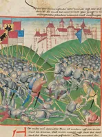An illustration from Diebold Schilling, Amtliche Berner Chronik, vol 2 (1478)