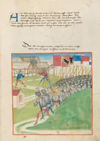 An illustration from Diebold Schilling, Amtliche Berner Chronik, vol 2 (1478)
