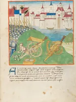 An illustration from Diebold Schilling, Amtliche Berner Chronik, vol 2 (1478)