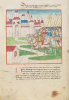 An illustration from Diebold Schilling, Amtliche Berner Chronik, vol 2 (1478)