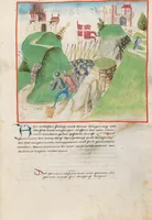 An illustration from Diebold Schilling, Amtliche Berner Chronik, vol 2 (1478)