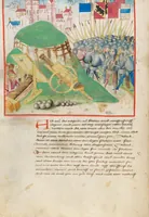 An illustration from Diebold Schilling, Amtliche Berner Chronik, vol 2 (1478)