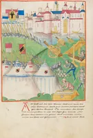 An illustration from Diebold Schilling, Amtliche Berner Chronik, vol 2 (1478)