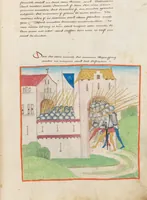 An illustration from Diebold Schilling, Amtliche Berner Chronik, vol 2 (1478)