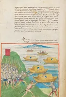 An illustration from Diebold Schilling, Amtliche Berner Chronik, vol 2 (1478)