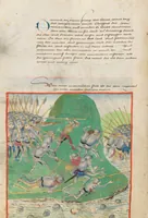 An illustration from Diebold Schilling, Amtliche Berner Chronik, vol 2 (1478)