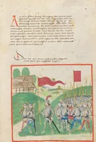 An illustration from Diebold Schilling, Amtliche Berner Chronik, vol 2 (1478)