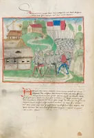 An illustration from Diebold Schilling, Amtliche Berner Chronik, vol 2 (1478)