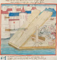 An illustration from Diebold Schilling, Amtliche Berner Chronik, vol 2 (1478)