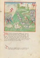 An illustration from Diebold Schilling, Amtliche Berner Chronik, vol 2 (1478)