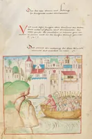 An illustration from Diebold Schilling, Amtliche Berner Chronik, vol 2 (1478)