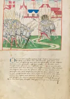 An illustration from Diebold Schilling, Amtliche Berner Chronik, vol 2 (1478)