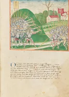 An illustration from Diebold Schilling, Amtliche Berner Chronik, vol 2 (1478)