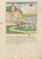 An illustration from Diebold Schilling, Amtliche Berner Chronik, vol 2 (1478)