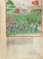An illustration from Diebold Schilling, Amtliche Berner Chronik, vol 2 (1478)
