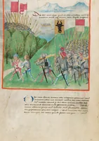 An illustration from Diebold Schilling, Amtliche Berner Chronik, vol 2 (1478)