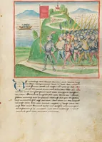 An illustration from Diebold Schilling, Amtliche Berner Chronik, vol 2 (1478)