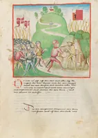 An illustration from Diebold Schilling, Amtliche Berner Chronik, vol 2 (1478)
