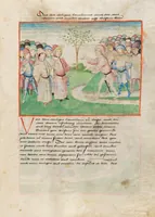 An illustration from Diebold Schilling, Amtliche Berner Chronik, vol 2 (1478)