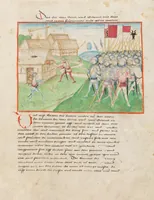 An illustration from Diebold Schilling, Amtliche Berner Chronik, vol 2 (1478)