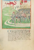 An illustration from Diebold Schilling, Amtliche Berner Chronik, vol 2 (1478)