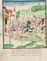 An illustration from Diebold Schilling, Amtliche Berner Chronik, vol. 3 (1478)
