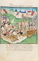 An illustration from Diebold Schilling, Amtliche Berner Chronik, vol. 3 (1478)