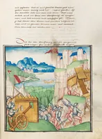 An illustration from Diebold Schilling, Amtliche Berner Chronik, vol. 3 (1478)