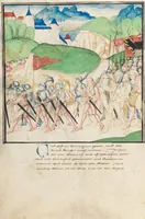 An illustration from Diebold Schilling, Amtliche Berner Chronik, vol. 3 (1478)