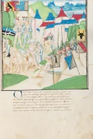 An illustration from Diebold Schilling, Amtliche Berner Chronik, vol. 3 (1478)