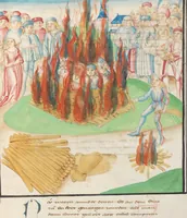 An illustration from Diebold Schilling, Amtliche Berner Chronik, vol. 3 (1478)