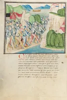 An illustration from Diebold Schilling, Amtliche Berner Chronik, vol. 3 (1478)