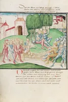 An illustration from Diebold Schilling, Amtliche Berner Chronik, vol. 3 (1478)