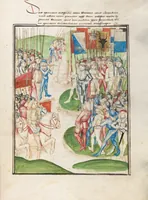 An illustration from Diebold Schilling, Amtliche Berner Chronik, vol. 3 (1478)