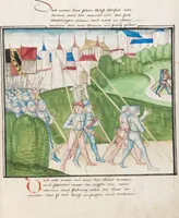 An illustration from Diebold Schilling, Amtliche Berner Chronik, vol. 3 (1478)
