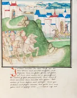 An illustration from Diebold Schilling, Amtliche Berner Chronik, vol. 3 (1478)